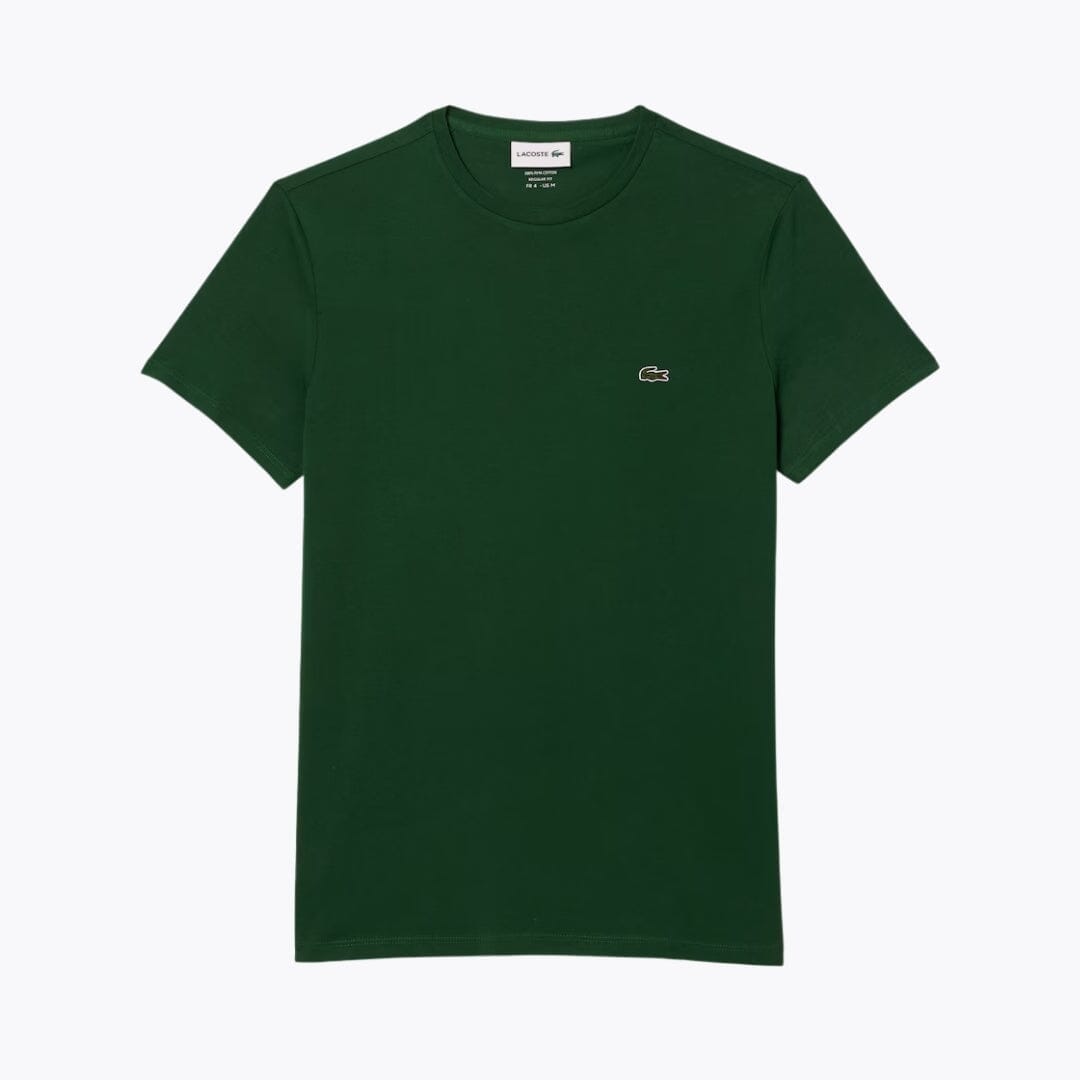 LC Cotton Pima T-shirt Lacoste Luxvian Pine green S