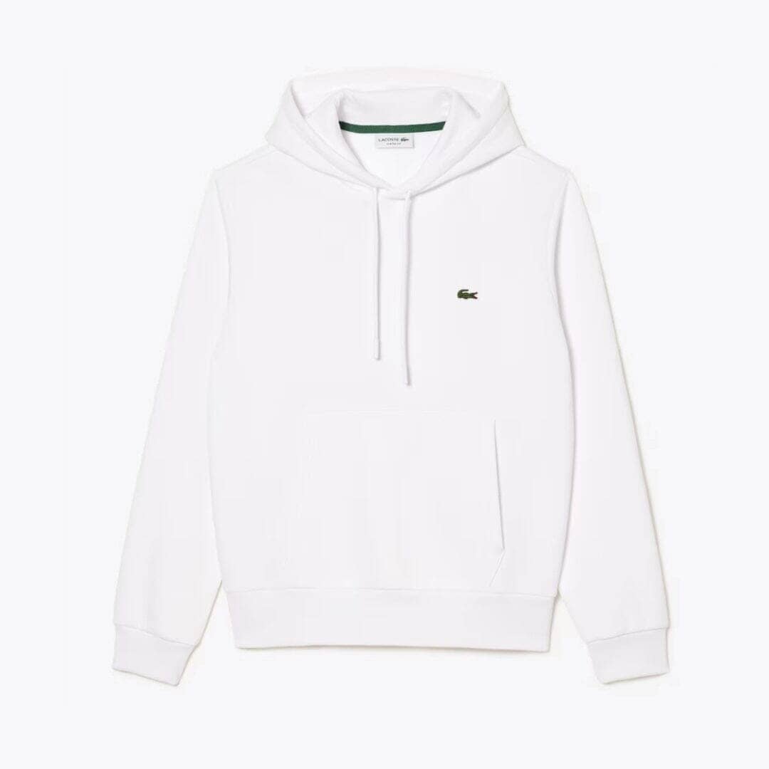 LC Fleece Hoodie Lacoste Aurev White S 