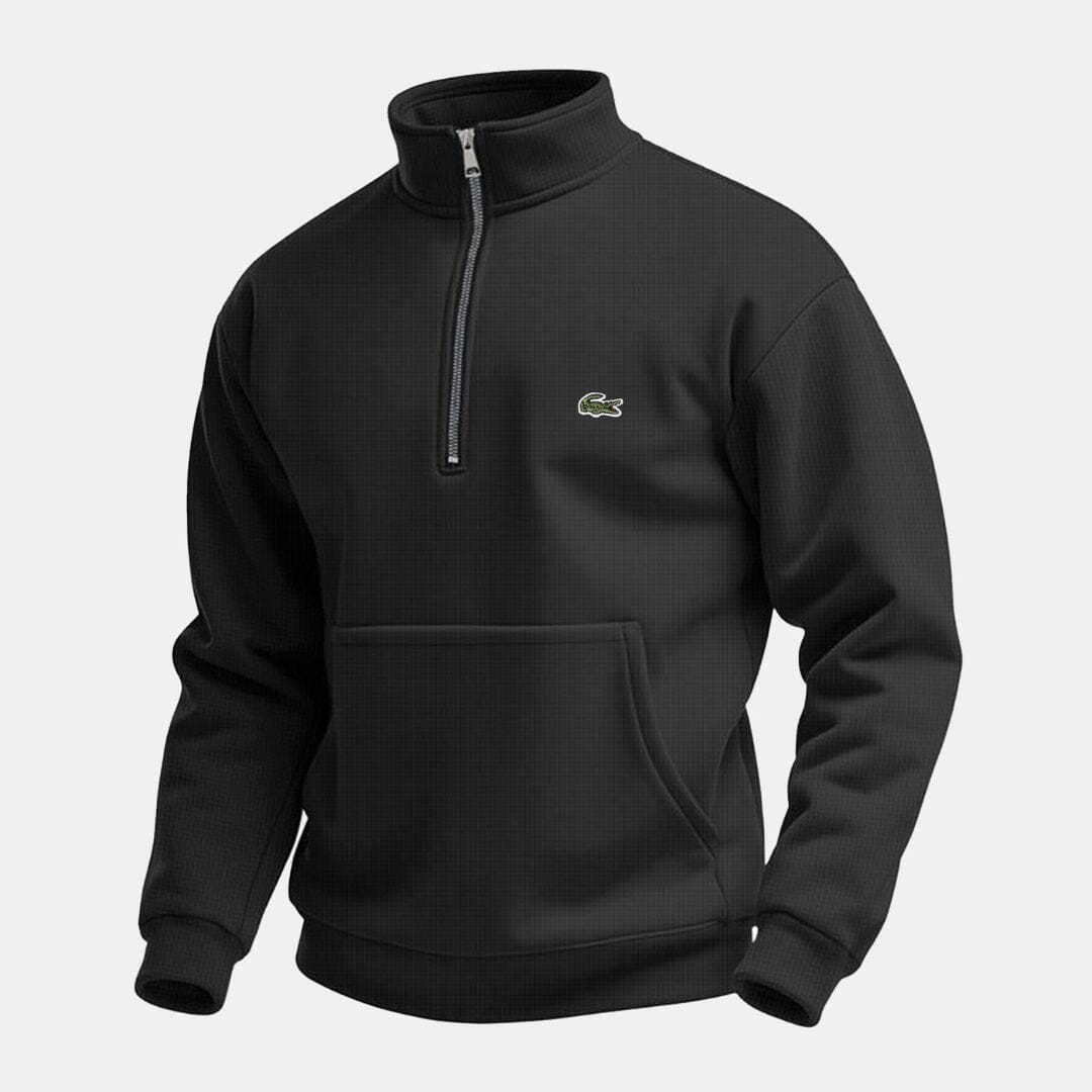 LC Half-Zip Sweatshirt (CLEARANCE) Lacoste Aurev Black S 
