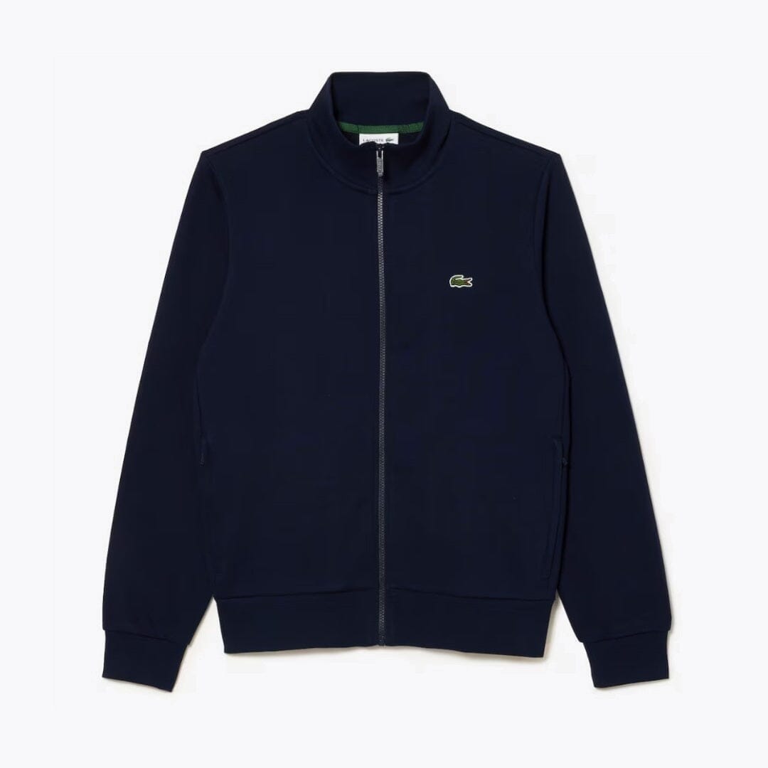 LC Zip-Up High Neck Fleece Sweatshirt Lacoste Aurev Blue S 