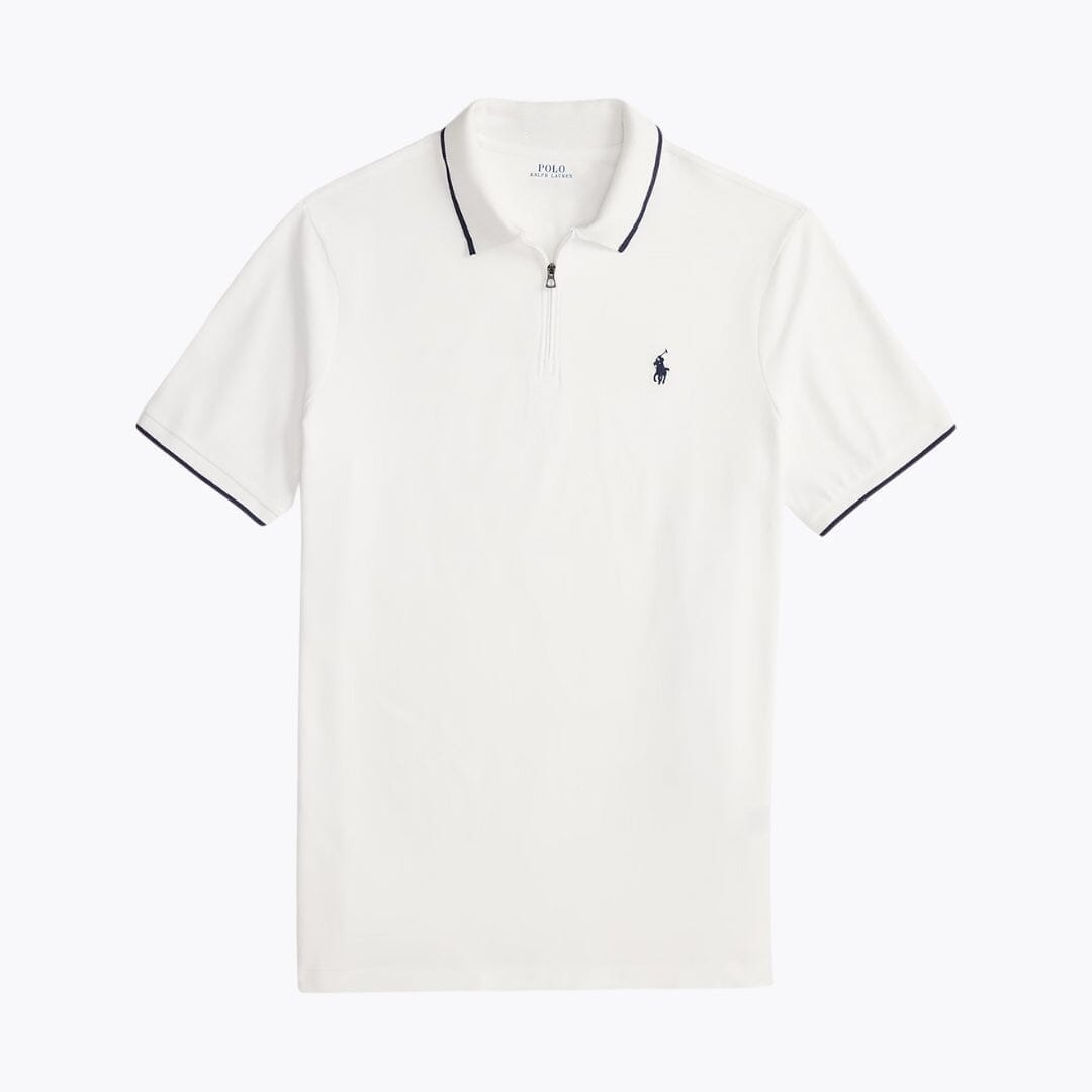 RL Classic Fit Stretch Mesh Polo Shirt Ralph Lauren Luxvian White S 