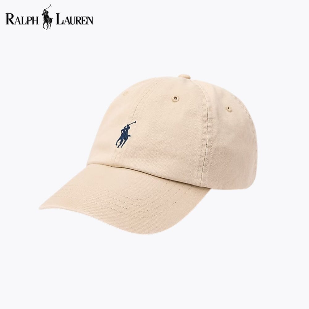 RL Cotton Chino Baseball Cap Ralph Lauren Aurev Nubuck 