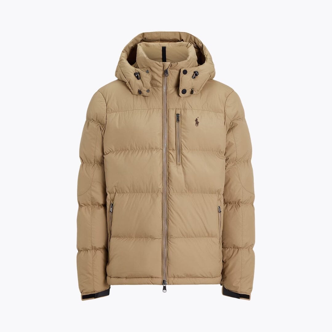 RL Gorham Down Jacket Ralph Lauren Luxvian Desert Khaki S 