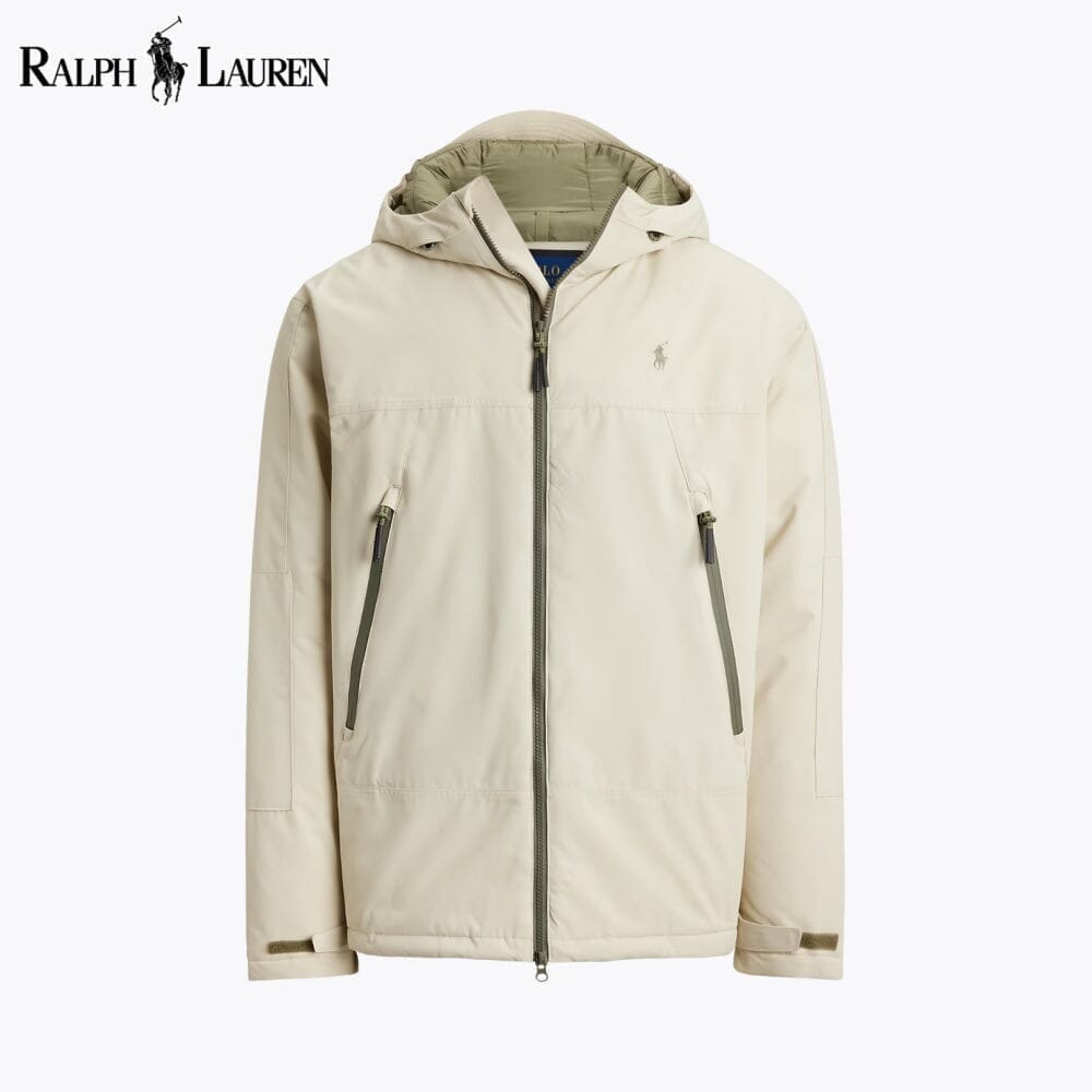 RL Insulated Hooded Jacket Ralph Lauren Luxvian Sand S 