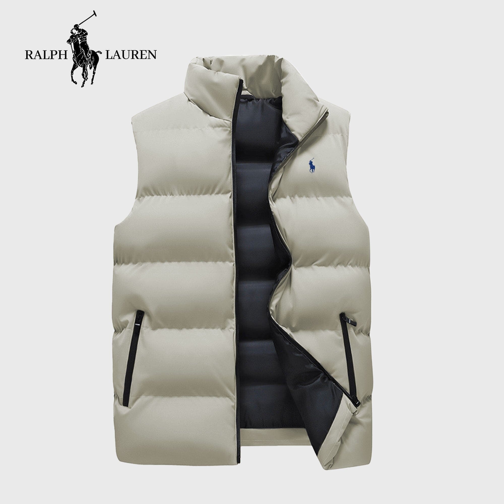 RL Men's Colden Foldable Vest (Clearance) Ralph Lauren Luxvian Cream M 