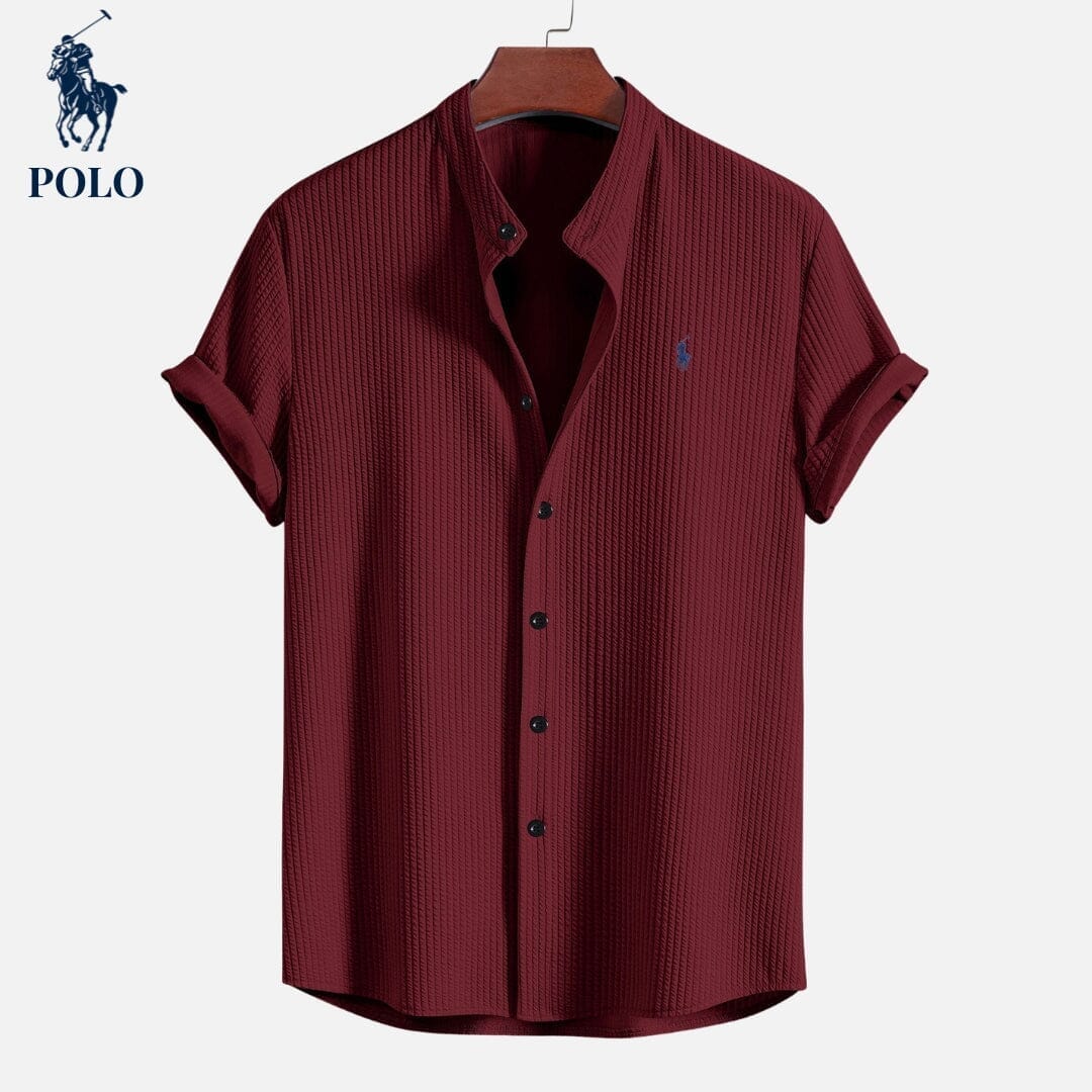 RL Polo Hampton Collar Shirt Ralph Lauren Luxvian Red S 
