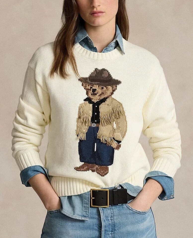 RL Sweater | Bear Hat Ralph Lauren Luxvian 