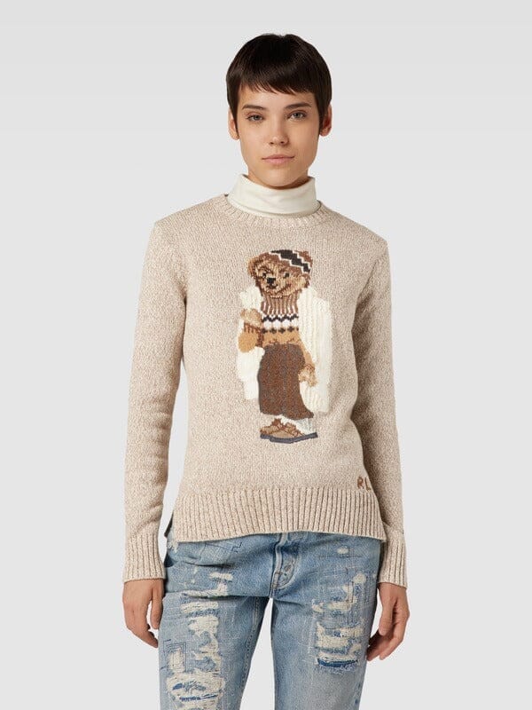 RL Sweater | Bear White Coat Ralph Lauren Luxvian 