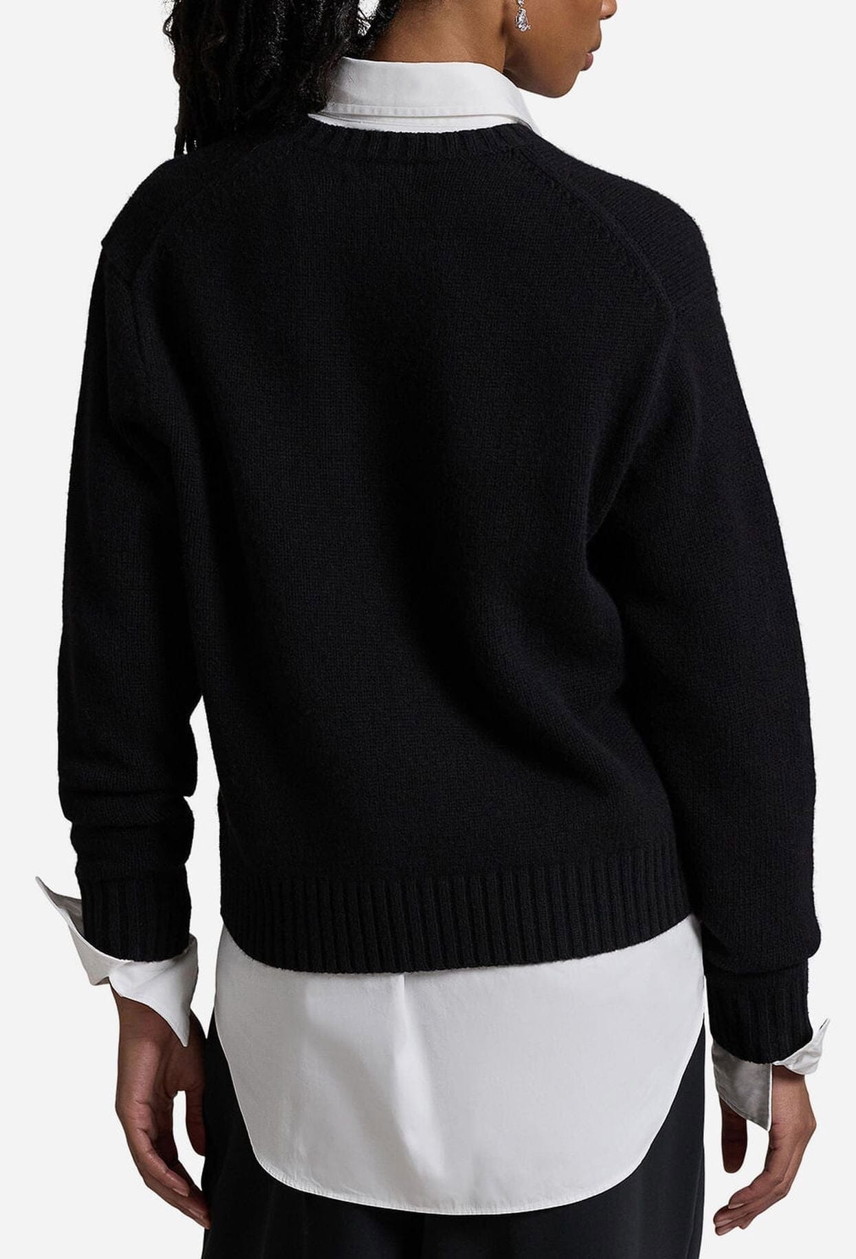RL Sweater | Black Polo Bear Ralph Lauren Luxvian 