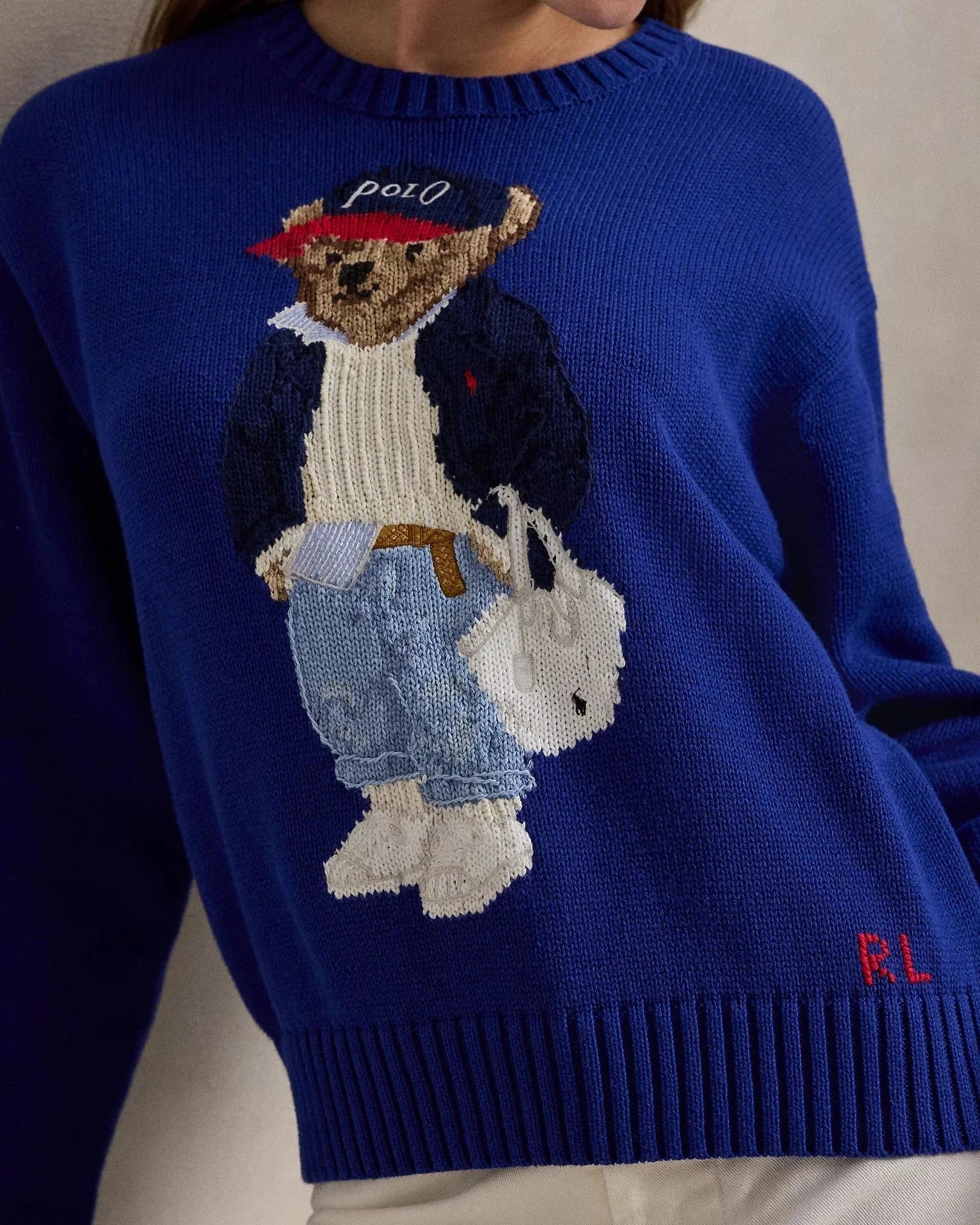 RL Sweater | Polo Bear Cotton Sweater Ralph Lauren Luxvian 
