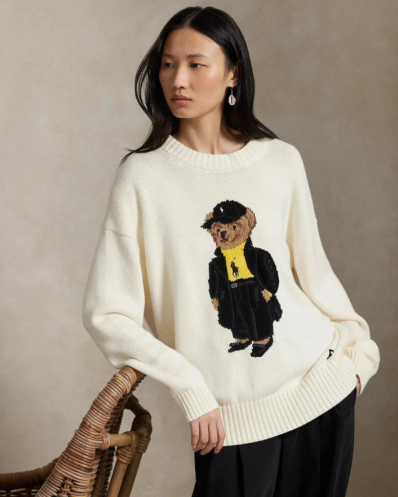 RL Sweater | Polo Bear Cotton Sweater Ralph Lauren Luxvian 