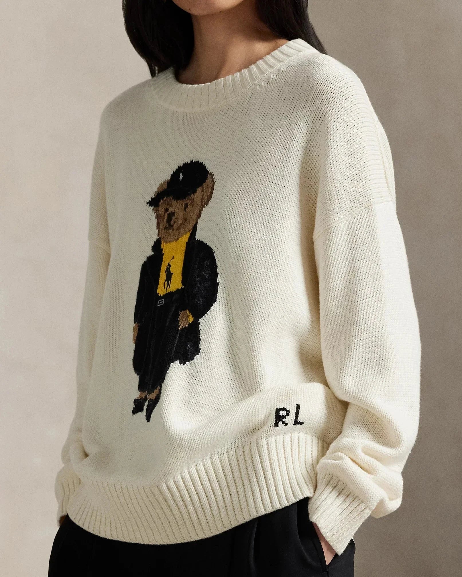 RL Sweater | Polo Bear Cotton Sweater Ralph Lauren Luxvian 