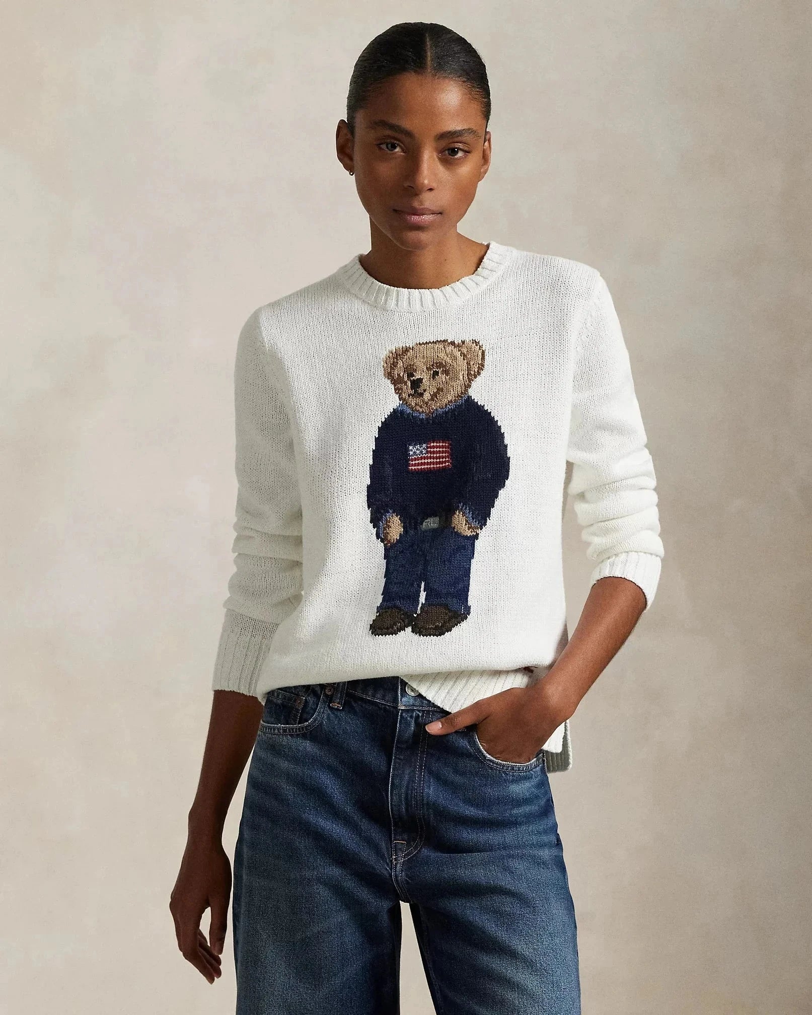 RL Sweater | Polo Bear Cotton Sweater Ralph Lauren Luxvian 