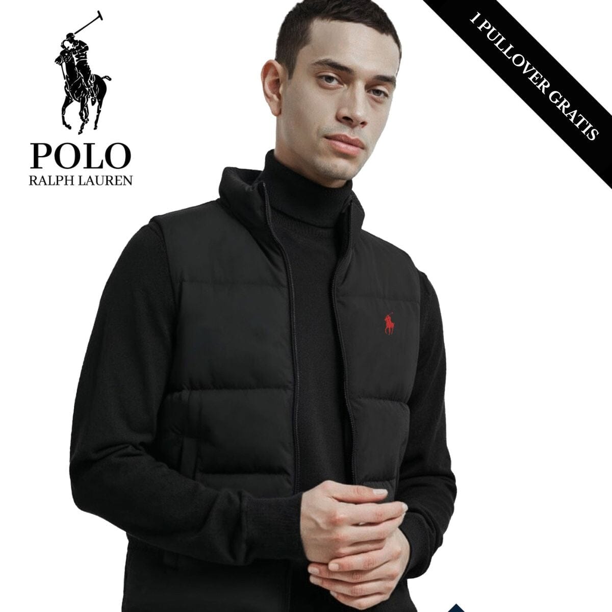 RL Weste + Gratis-Pullover (LAGERRÄUMUNG) Ralph Lauren Aurev 