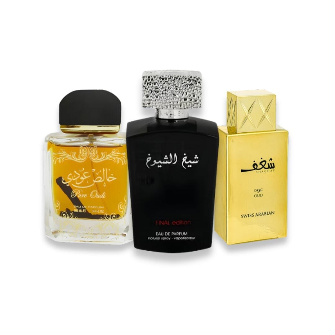 SET Imperial Oud – 3x 100 ml / EDP Luxvian 