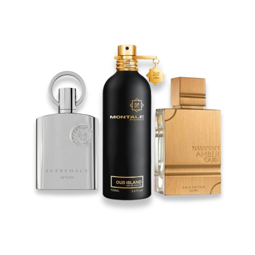 SET Royal Oud Fusion – 3x 100 ml / EDP Luxvian 