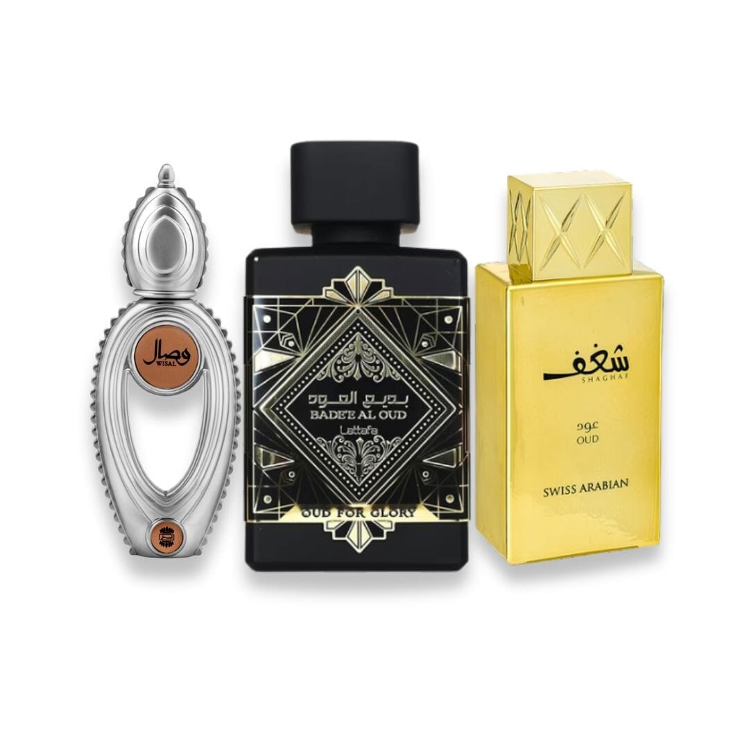 SET Velvet Oud – 3x 100 ml / EDP Luxvian 