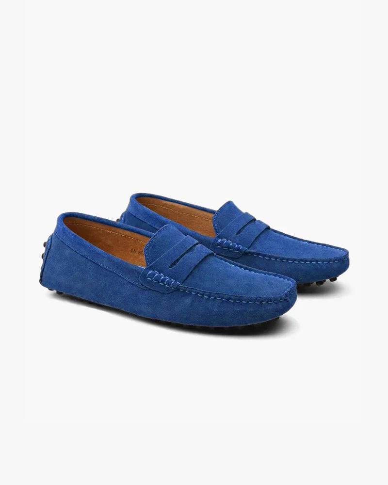 Wildleder Fahrer Slipper Aurev Blau EU 38 / UK 5 / US 5.5 